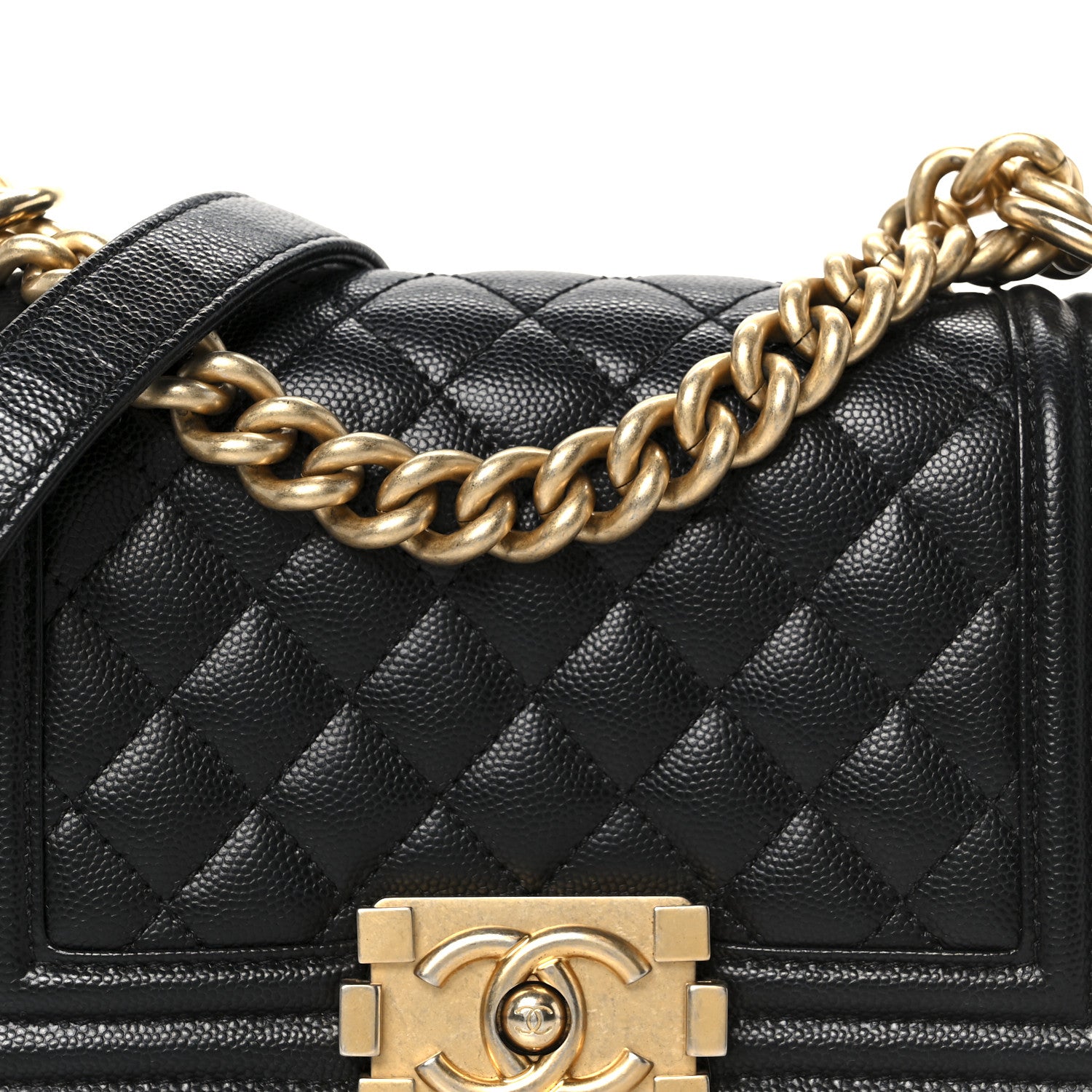 Chanel Caviar Quilted Small Boy Flap Black