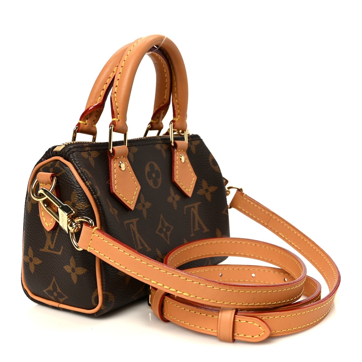Louis Vuitton Monogram Nano Speedy Bandouliere
