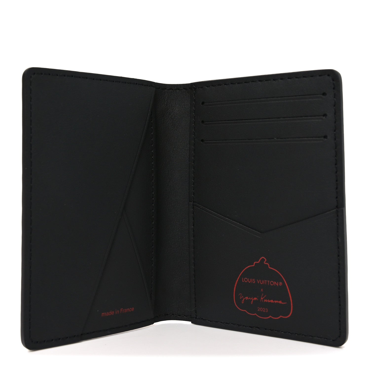 Louis Vuitton LV X YK Empreinte Pocket Organizer Black Red