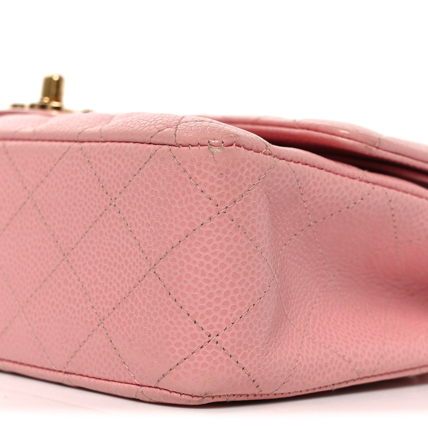 Chanel Caviar Quilted Medium Double Flap Pink