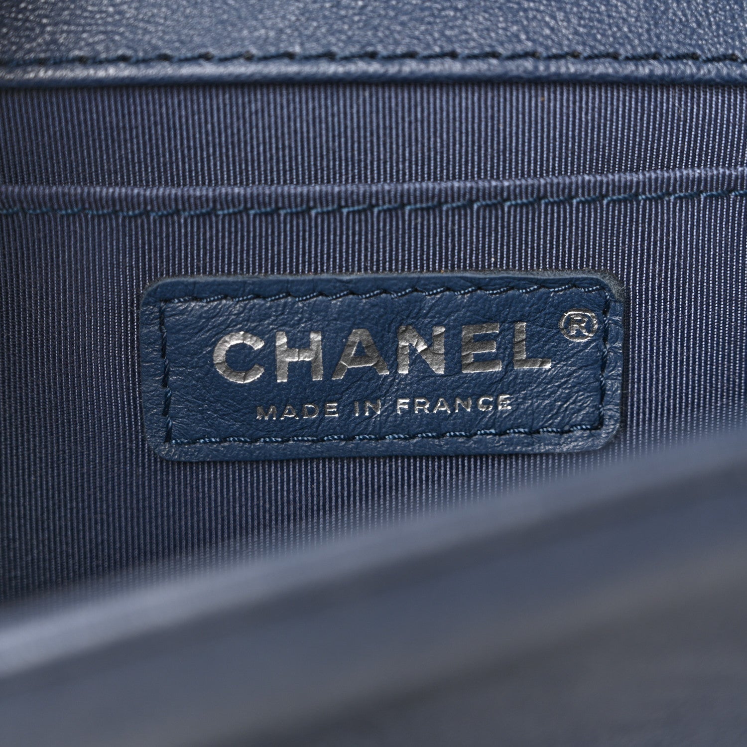 Chanel Lambskin Quilted Medium Top Handle Boy Flap Blue