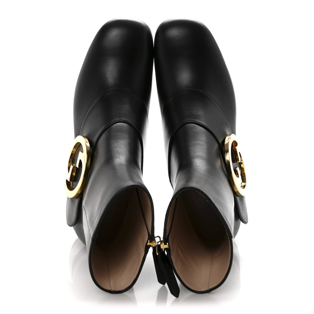 Gucci Malaga Kid GG Blondie 55mm Ankle Boots 35 Black