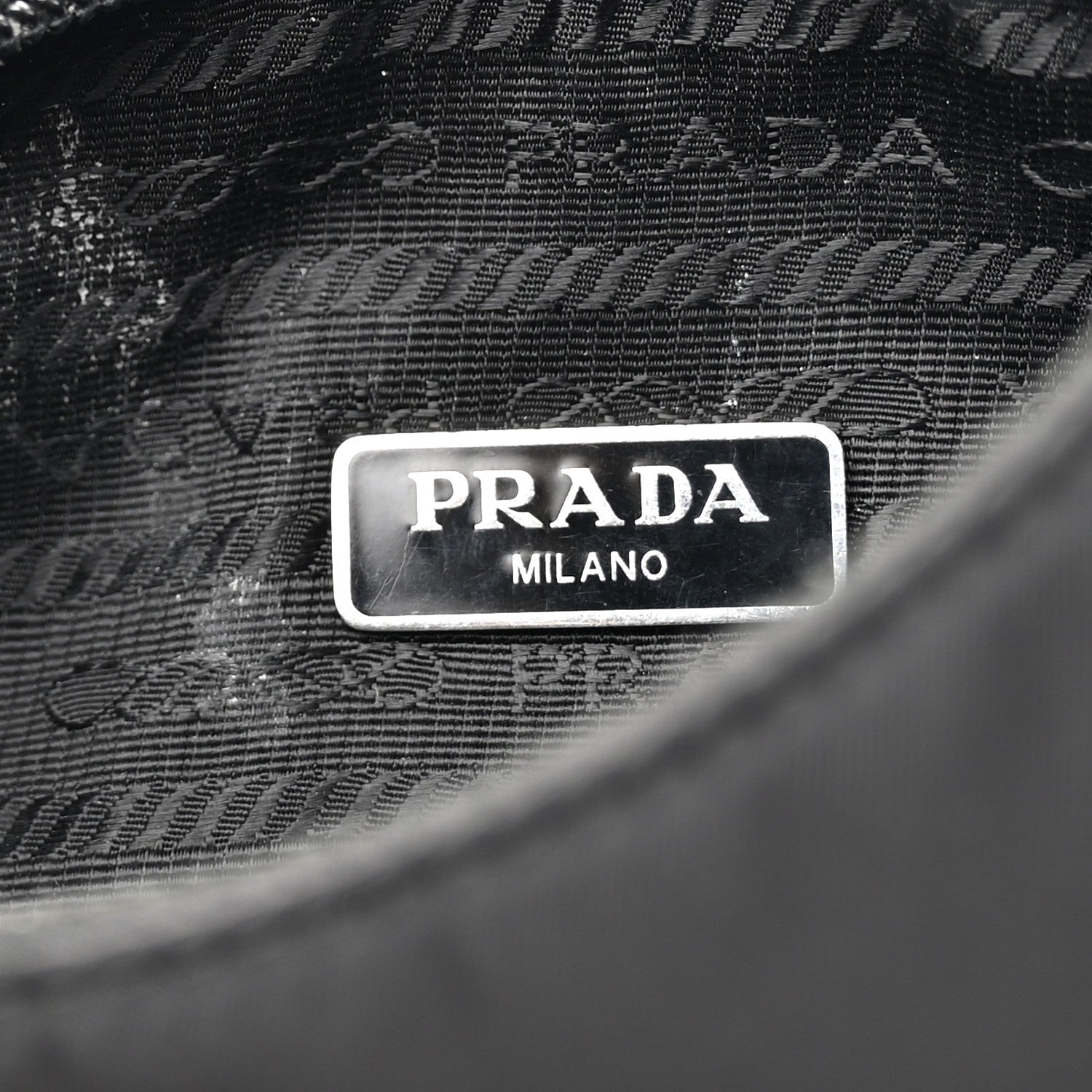Prada Tessuto Nylon Mini Re-Edition 2000 Bag Black