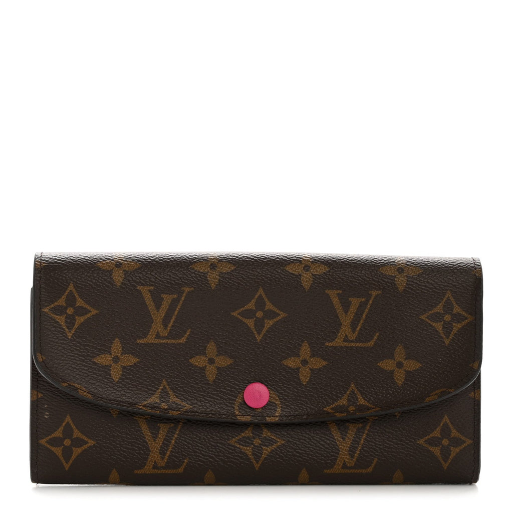 Louis Vuitton Monogram Sarah Wallet NM Fuchsia