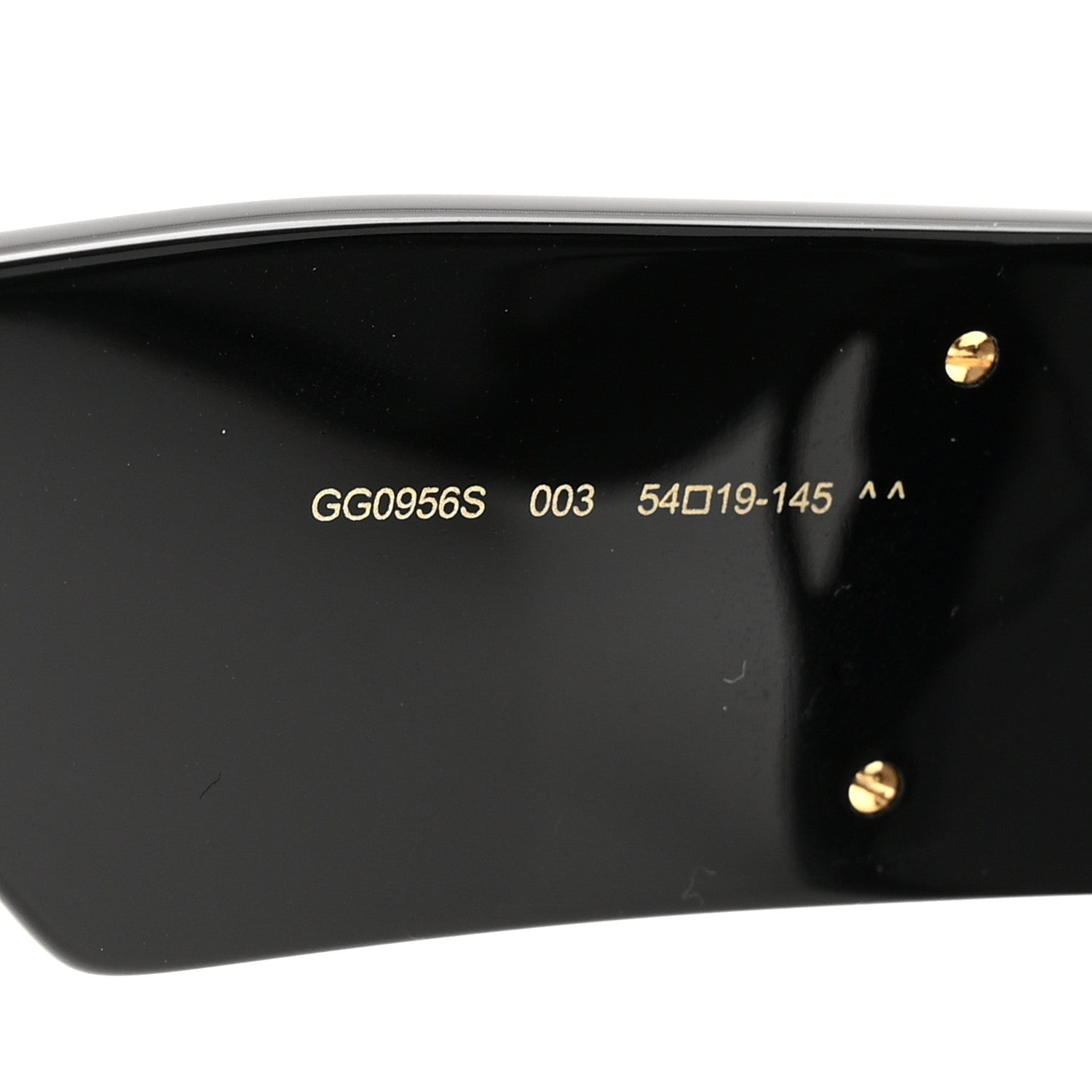 Gucci Acetate Square Frame Sunglasses GG0956S Black