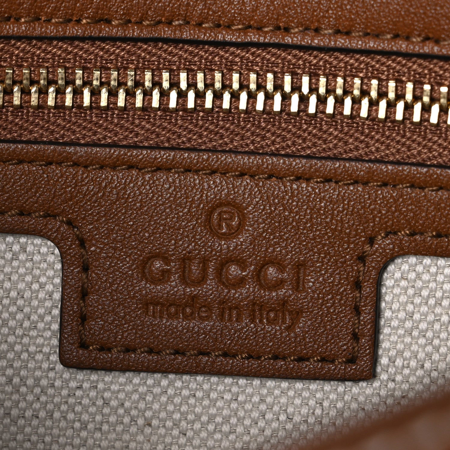 Gucci Roxy Calfskin Medium Blondie Top Handle Bag Brown