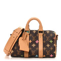 Louis Vuitton Monogram Craggy Keepall Bandouliere 25 Chocolate