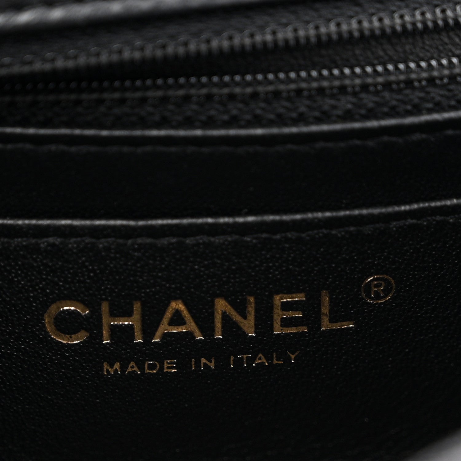 Chanel Lambskin Quilted Mini Rectangular Flap Black