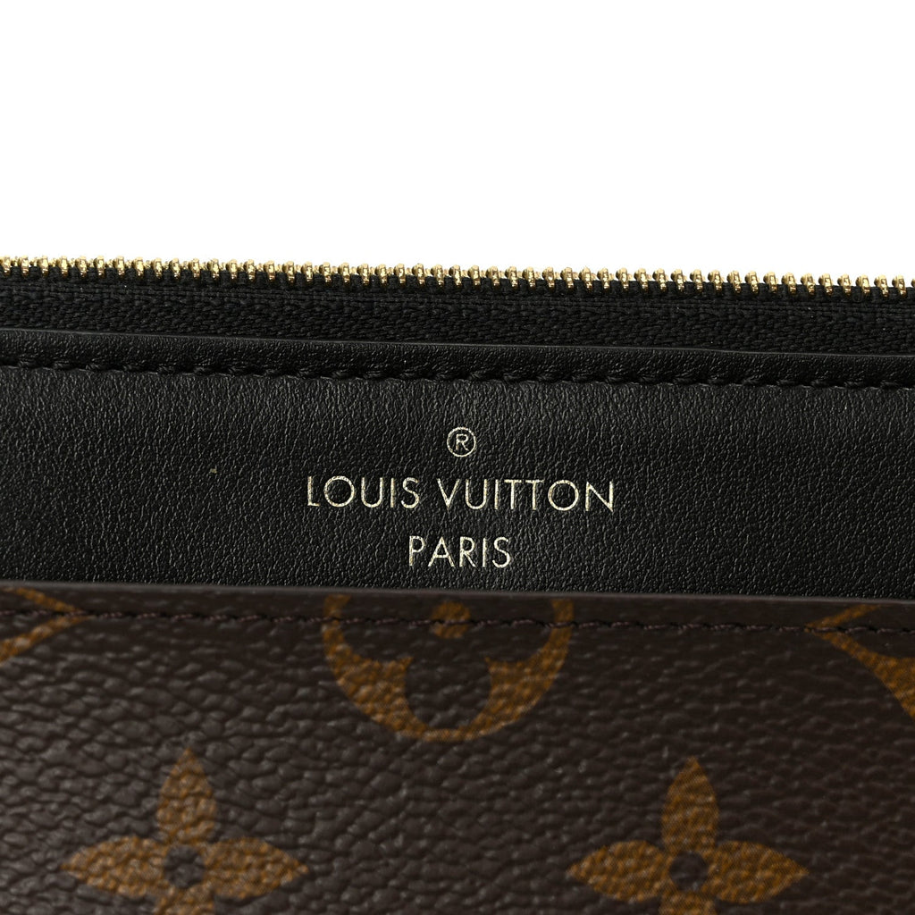 Louis Vuitton Monogram Slim Purse Black