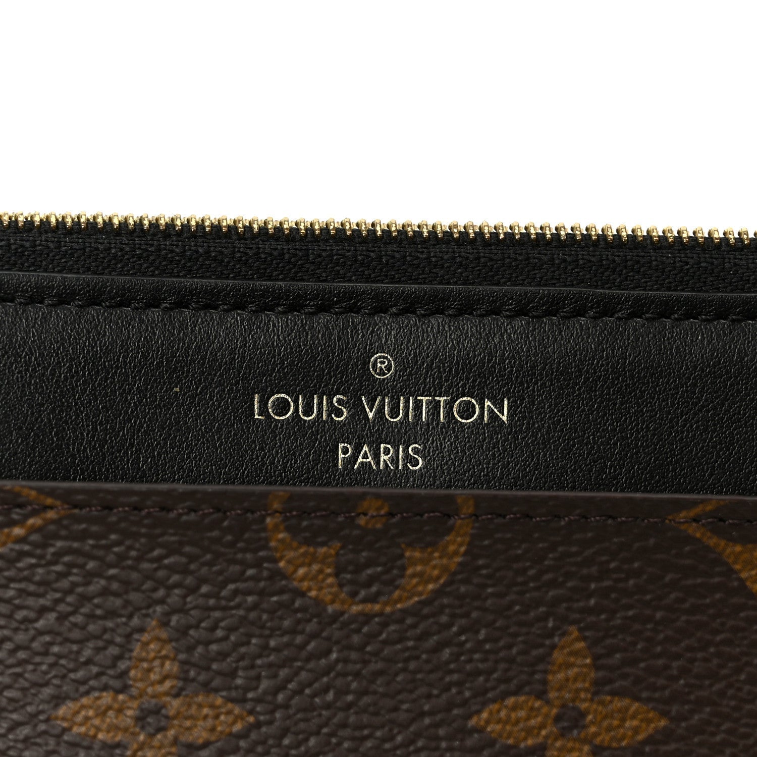 Louis Vuitton Monogram Slim Purse Black