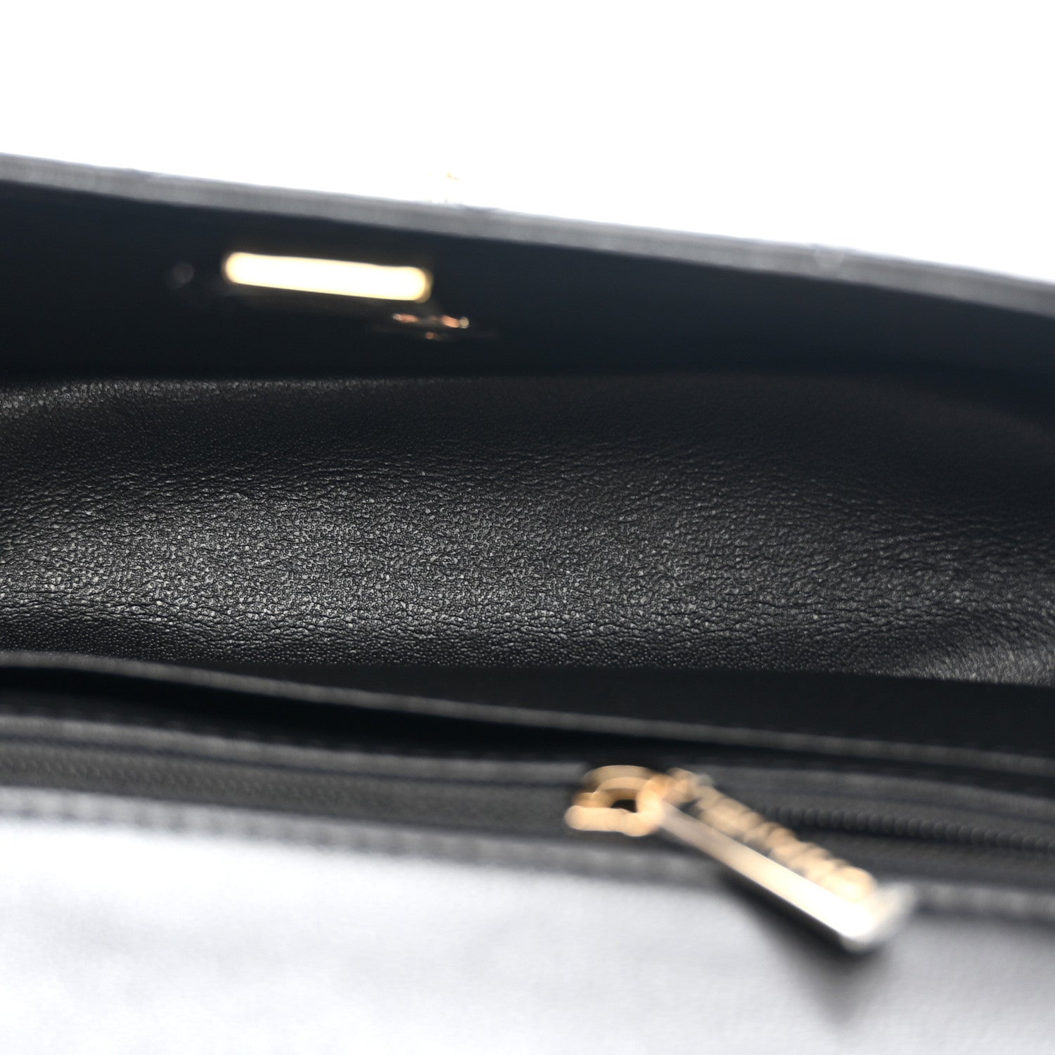 Chanel Lambskin Quilted Mini Rectangular Flap Black