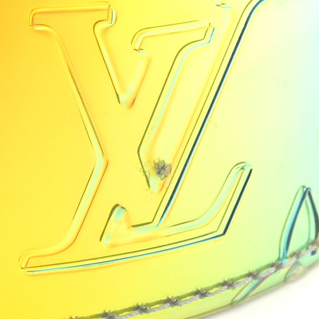 Louis Vuitton PVC Monogram 40mm LV Initiales Reversible Belt 85 34 Iridescent Prism