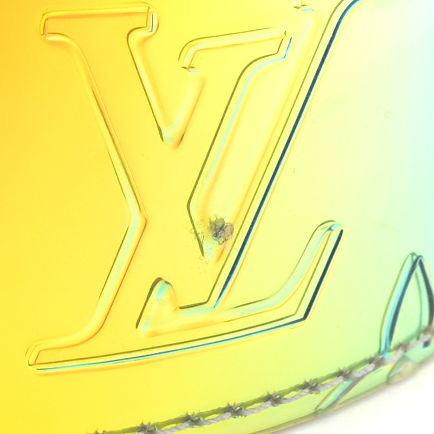 Louis Vuitton PVC Monogram 40mm LV Initiales Reversible Belt 85 34 Iridescent Prism