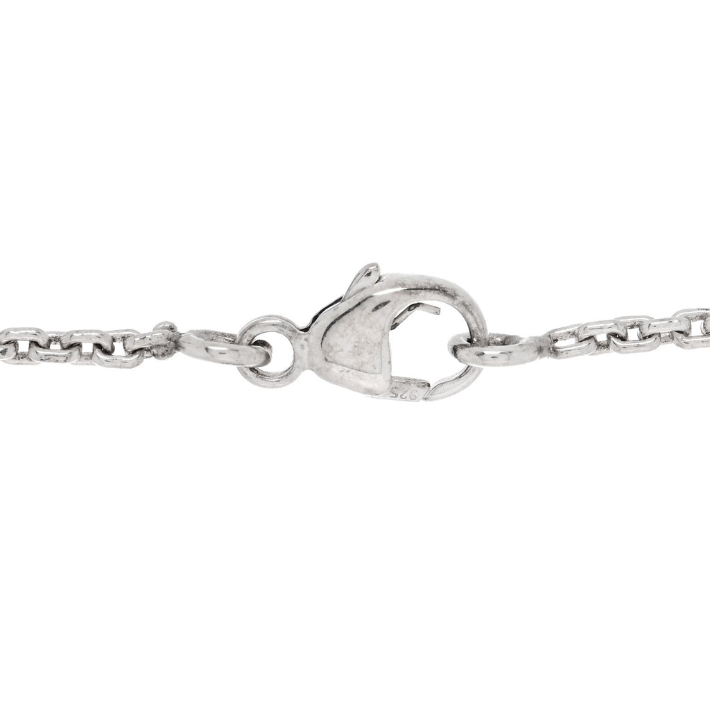 Louis Vuitton Sterling Silver Lockit Necklace