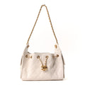 Chanel Caviar Quilted Mini Chanel 25 Handbag White