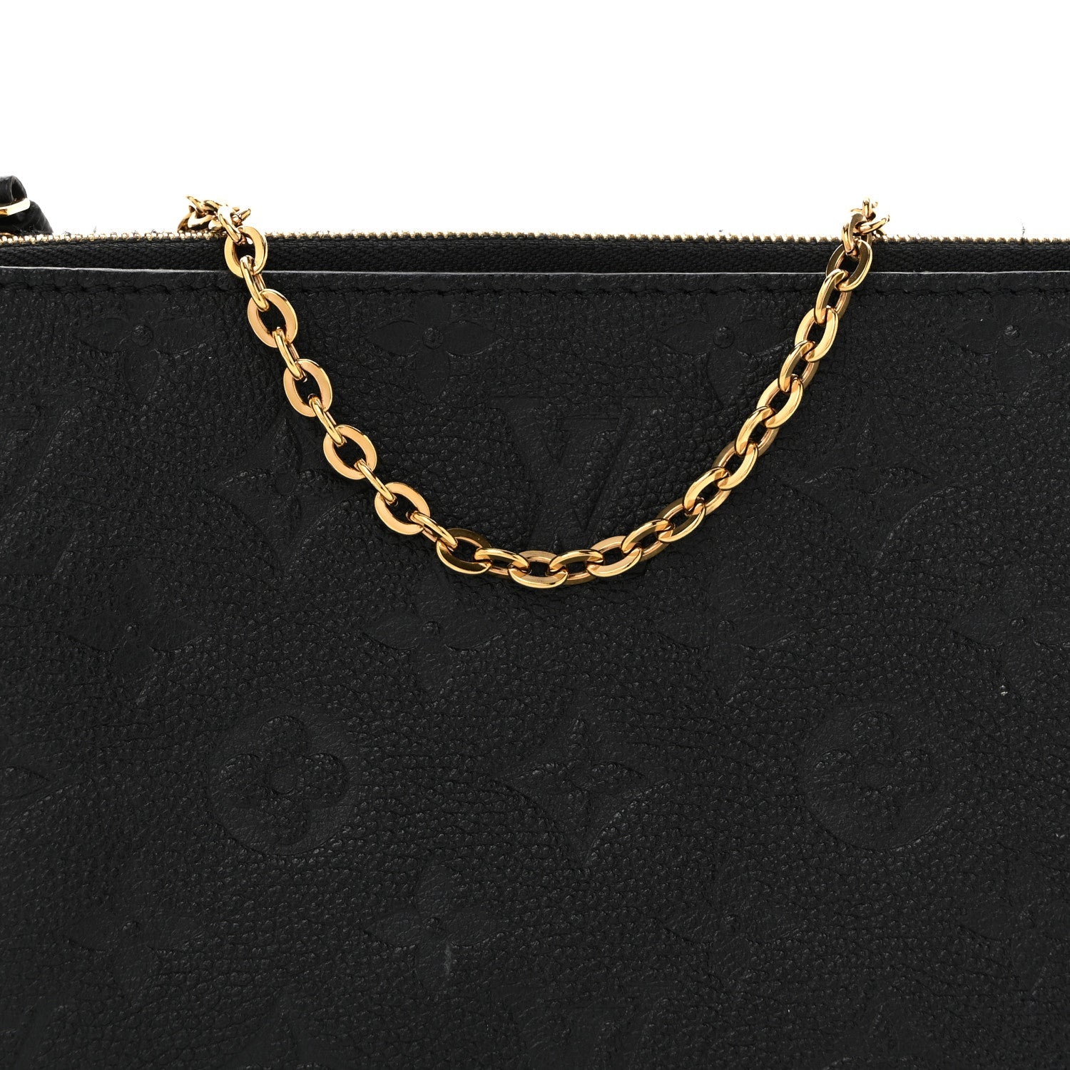 Louis Vuitton Empreinte Double Zip Pochette Black