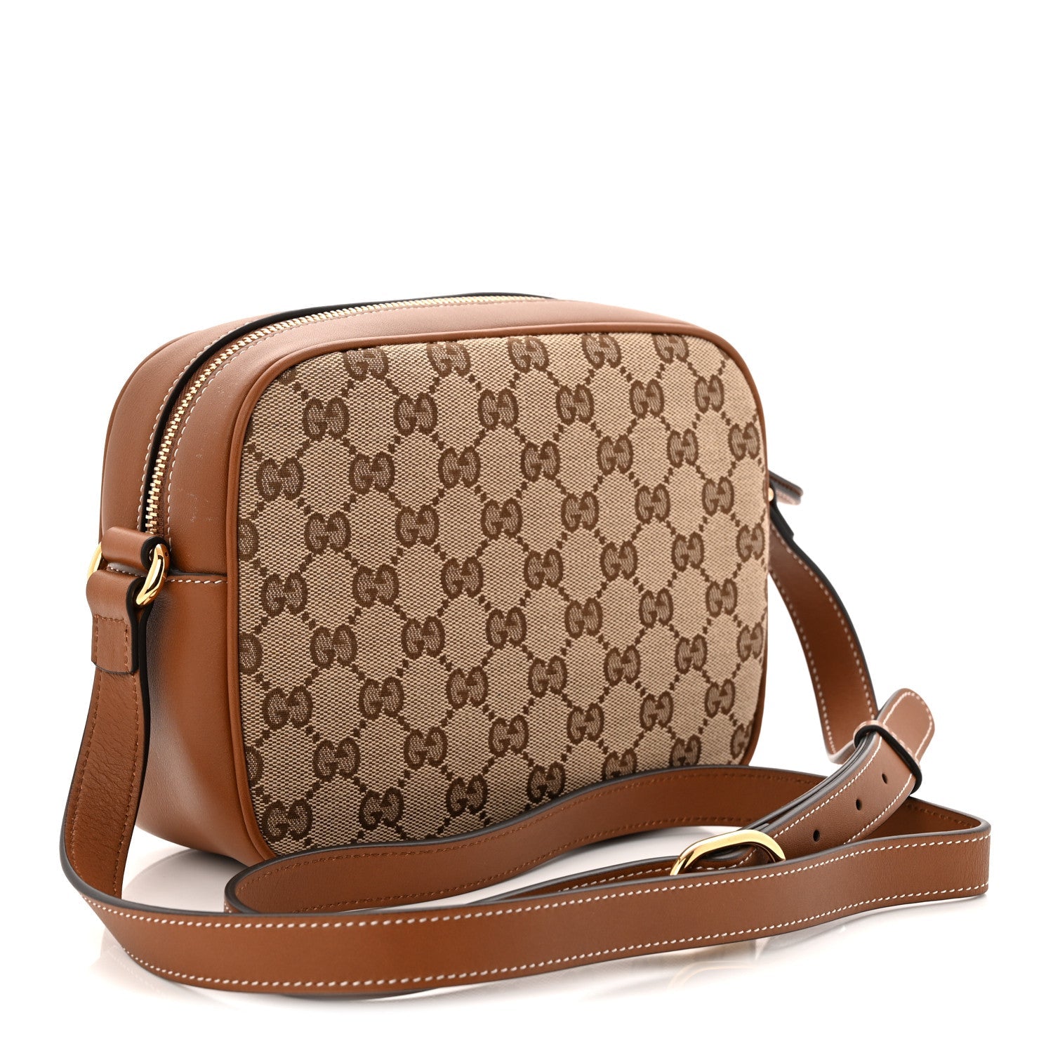 Gucci GG Supreme Calfskin Mini Blondie Bag Beige Ebony Sundial
