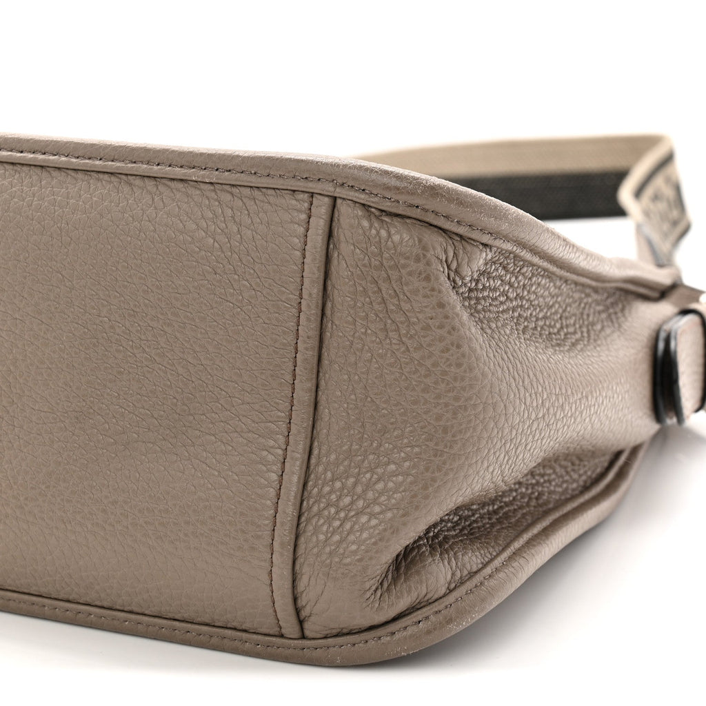 Prada Vitello Daino Soft Hobo Messenger Bag Argilla