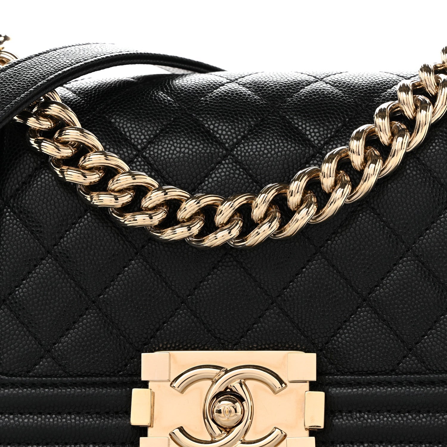 Chanel Caviar Quilted Small Boy Flap Black