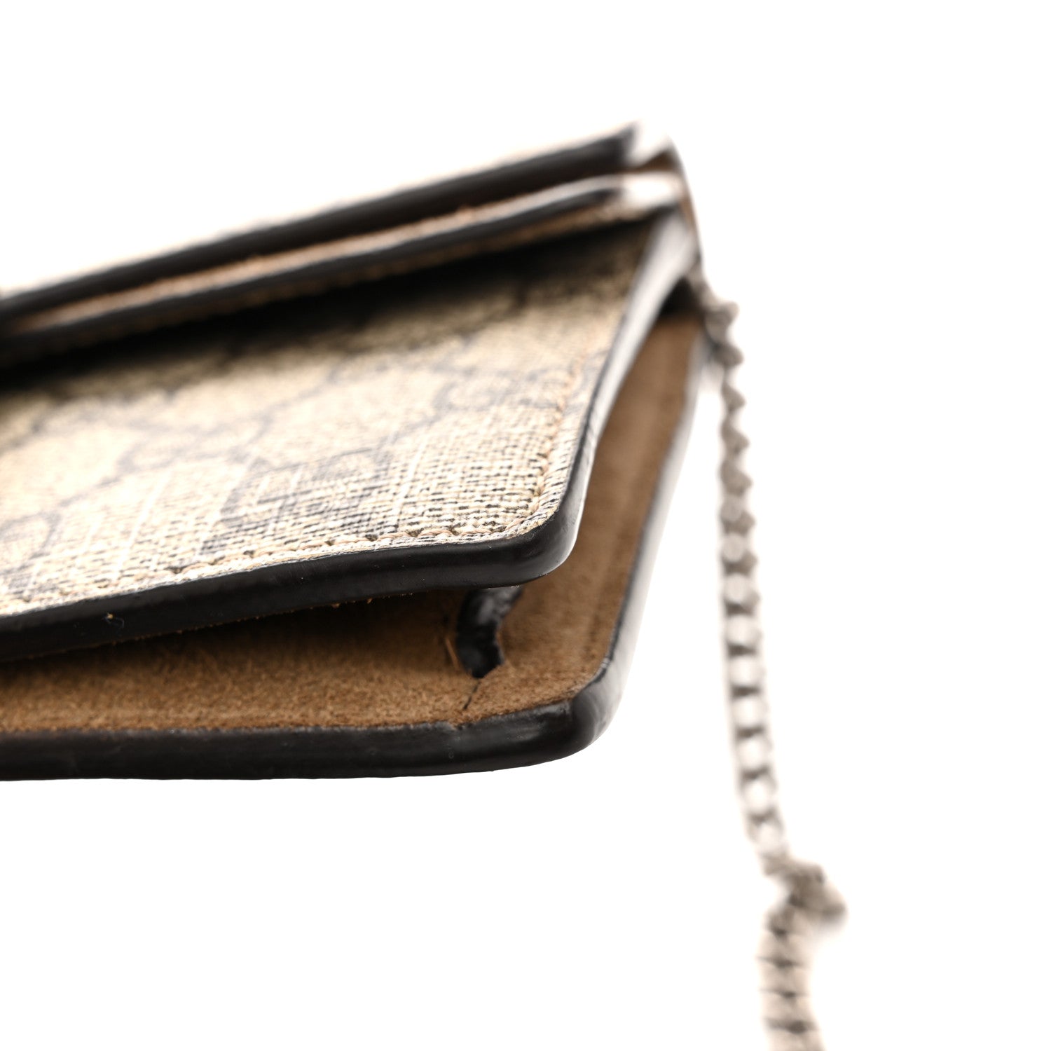 Gucci GG Supreme Monogram Super Mini Dionysus Shoulder Bag Taupe