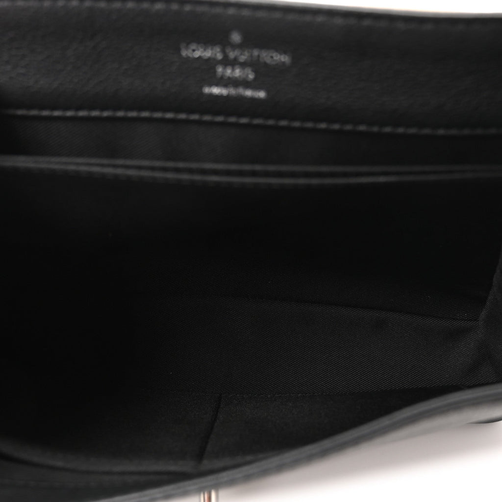 Louis Vuitton Soft Calfskin Lockme II Top Handle Vanille Black