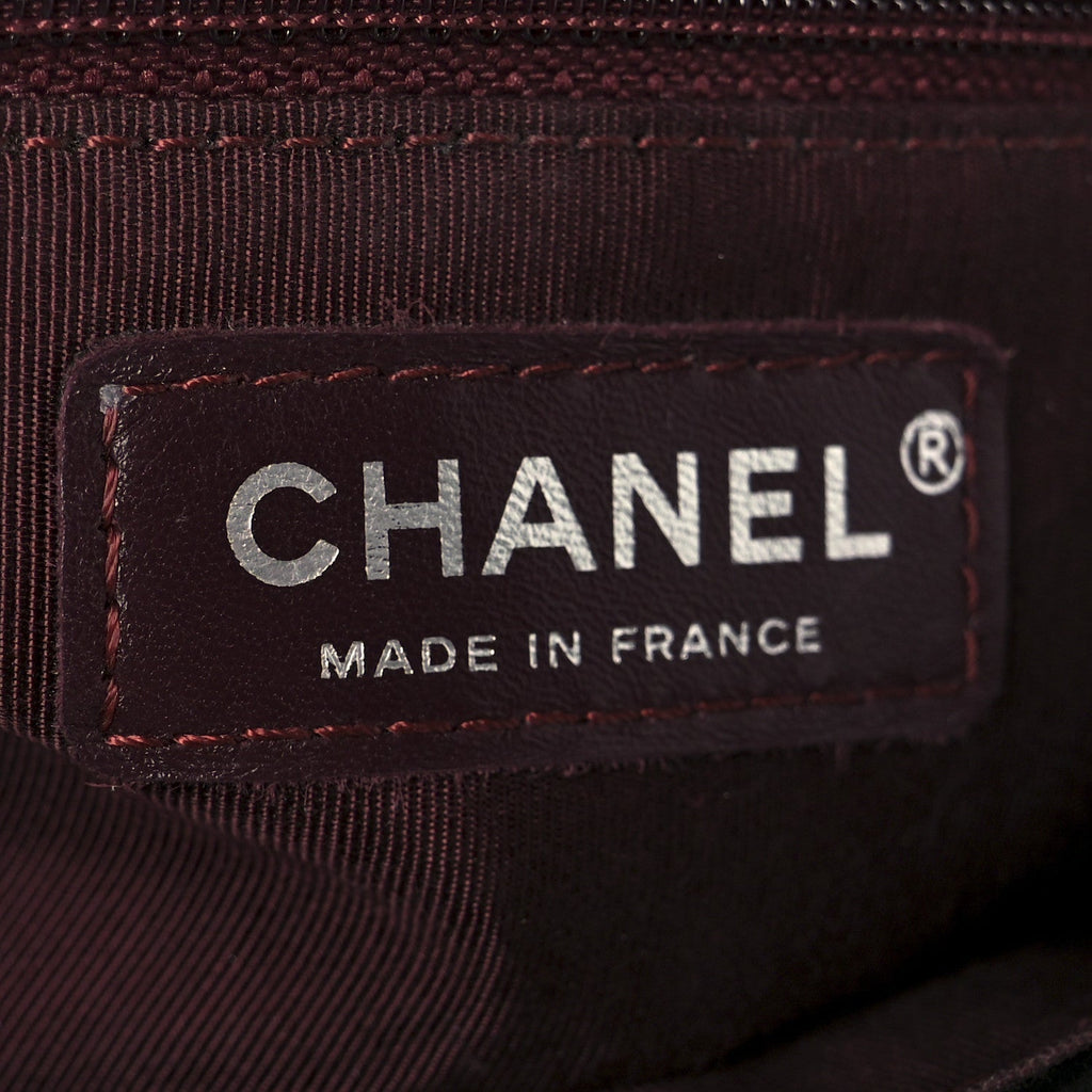 Chanel Glazed Calfskin Pilot Essentials Flap Black
