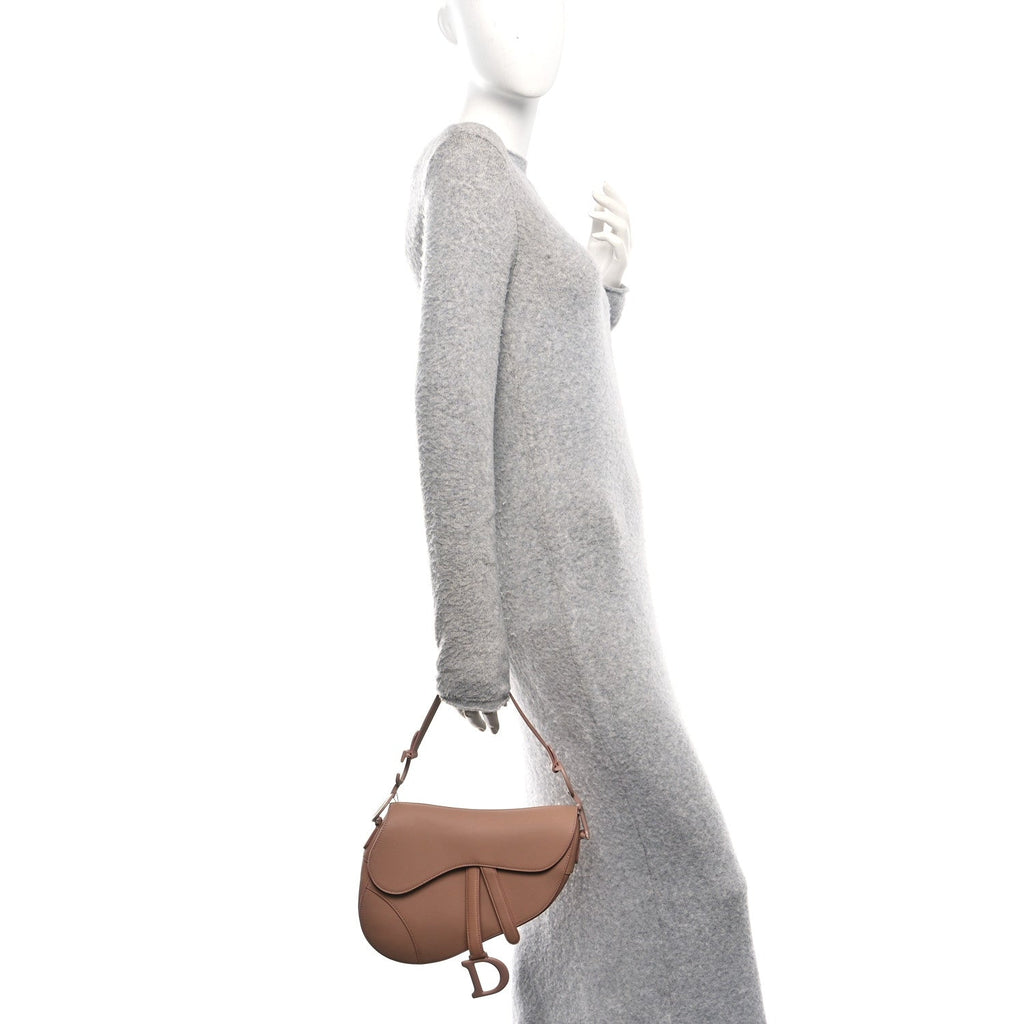 Christian Dior Ultra Matte Calfskin Saddle Bag Fard