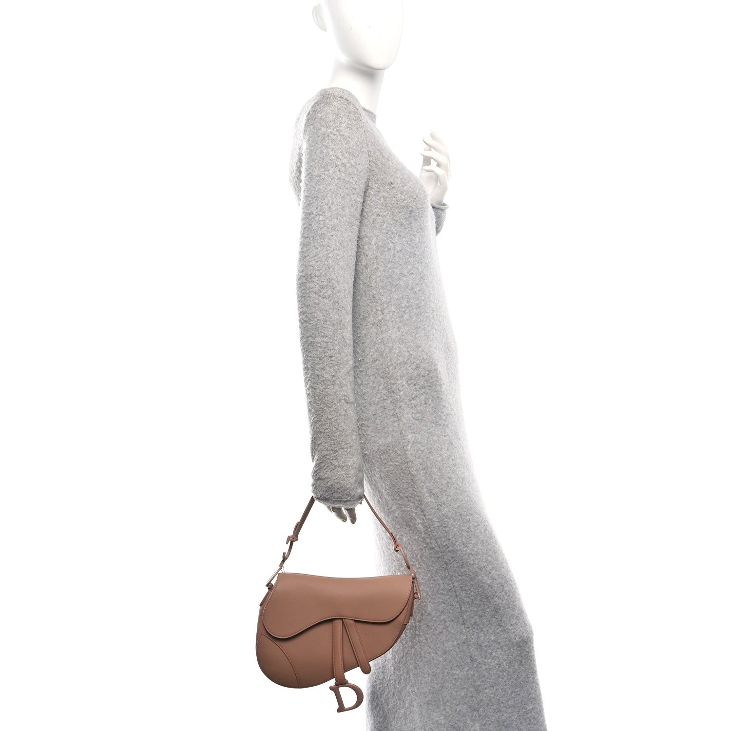 Christian Dior Ultra Matte Calfskin Saddle Bag Fard