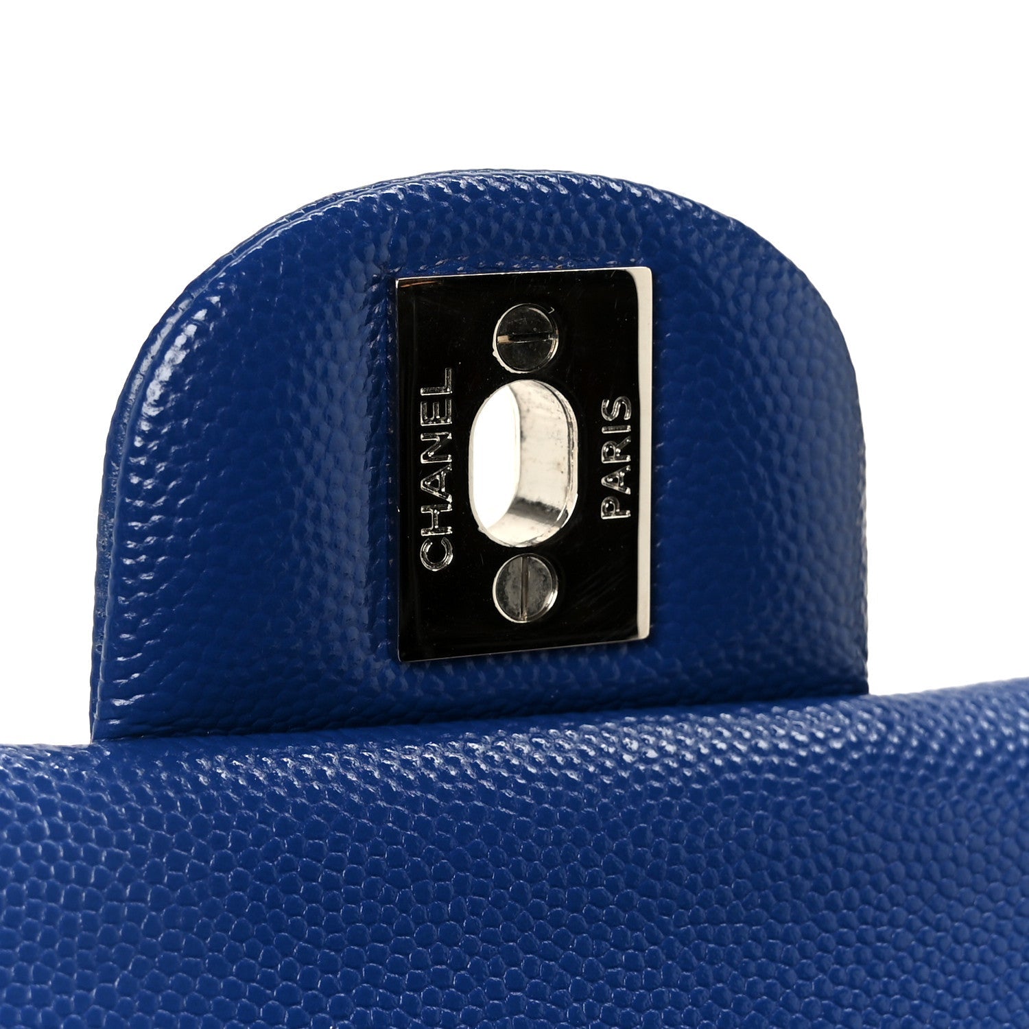 Chanel Caviar Quilted Small Double Flap Blue