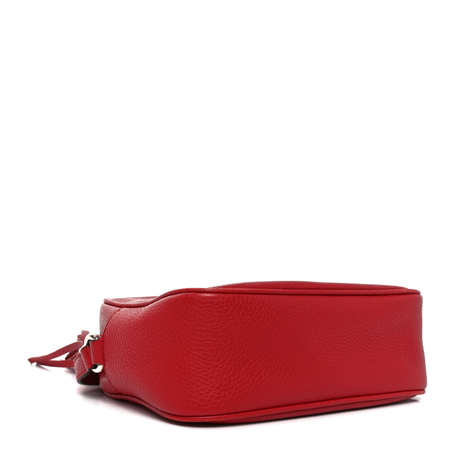 Gucci Pebbled Calfskin Small Soho Disco Bag Vibrant Red