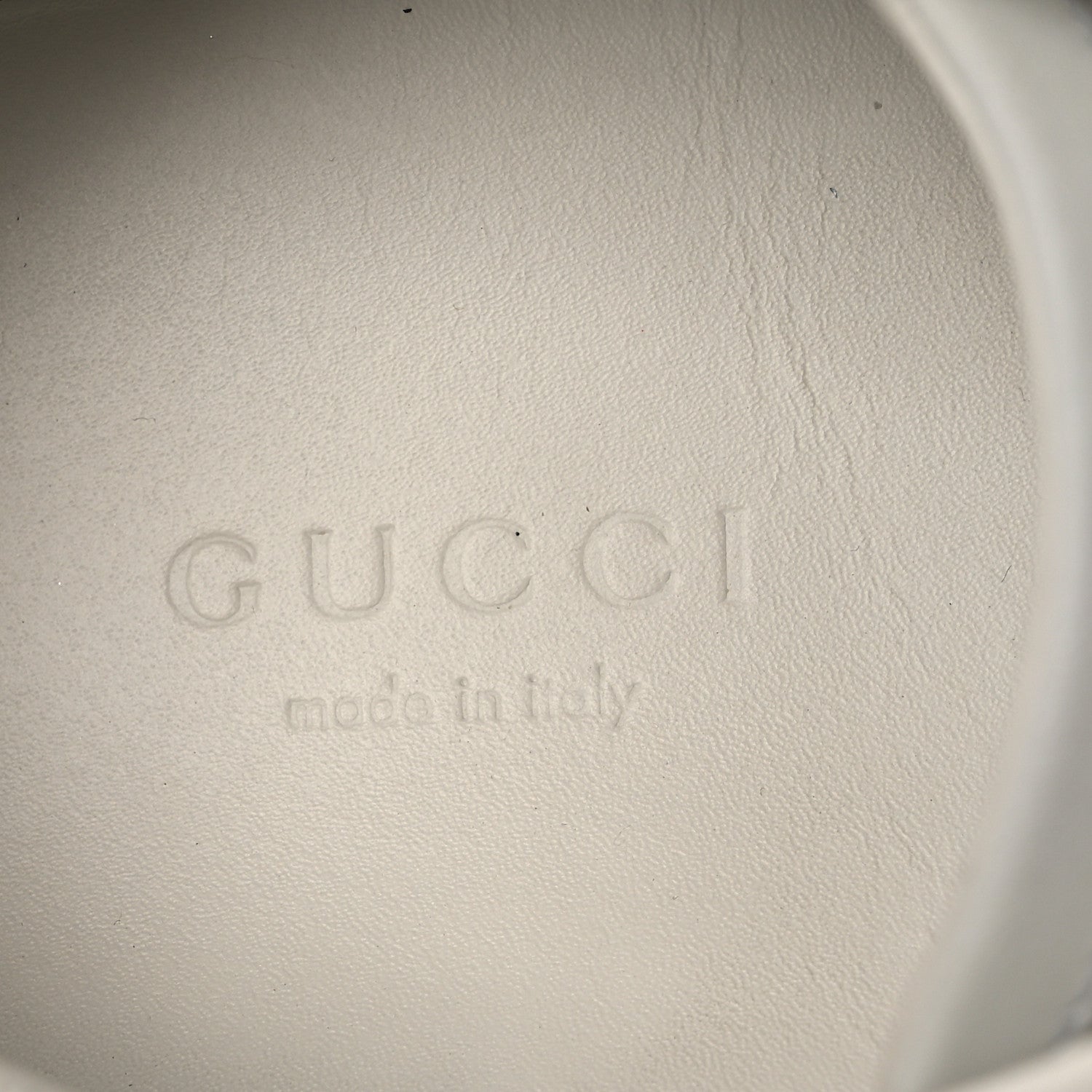 Gucci Calfskin Ayers Bee Embroidered Womens Ace Sneakers 36 White Green