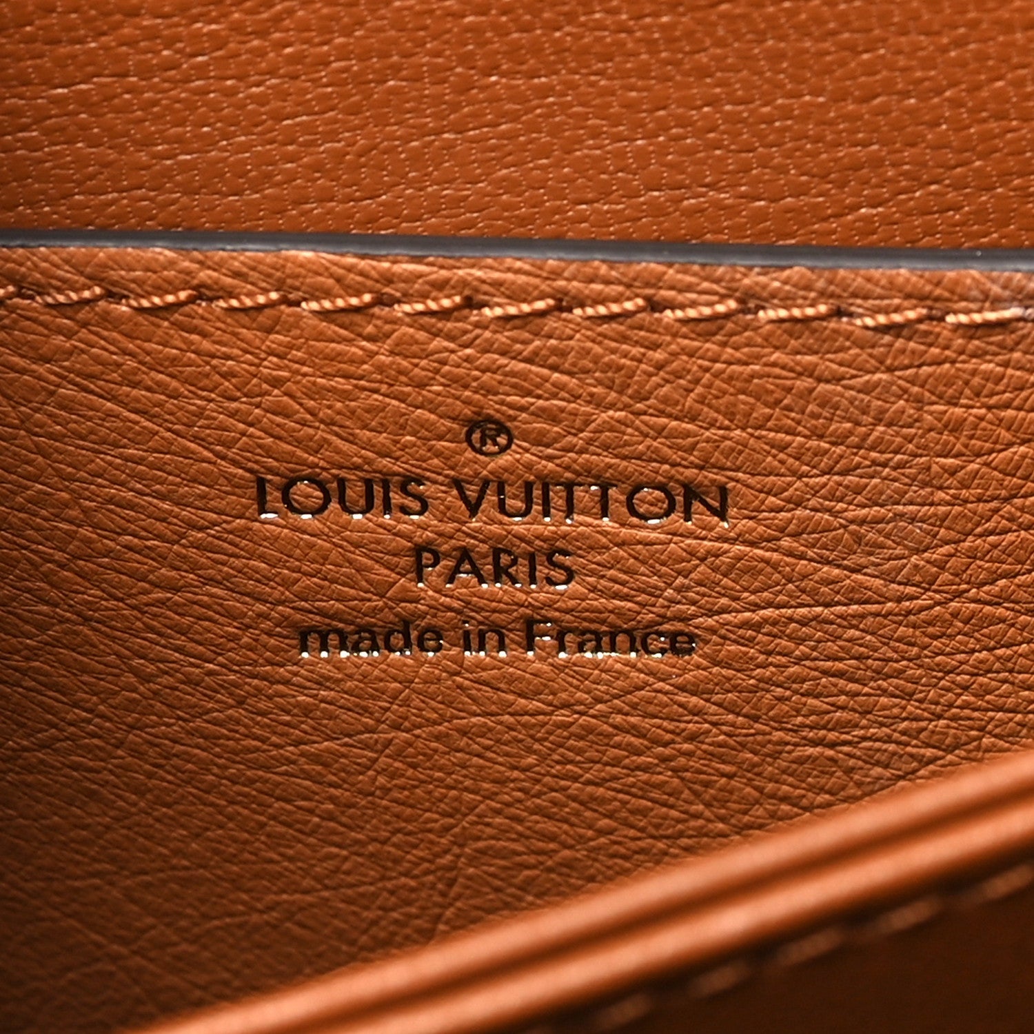Louis Vuitton Ostrich Rose Des Vents PM Cognac