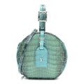 Louis Vuitton Crocodile Petite Boite Chapeau Turquoise