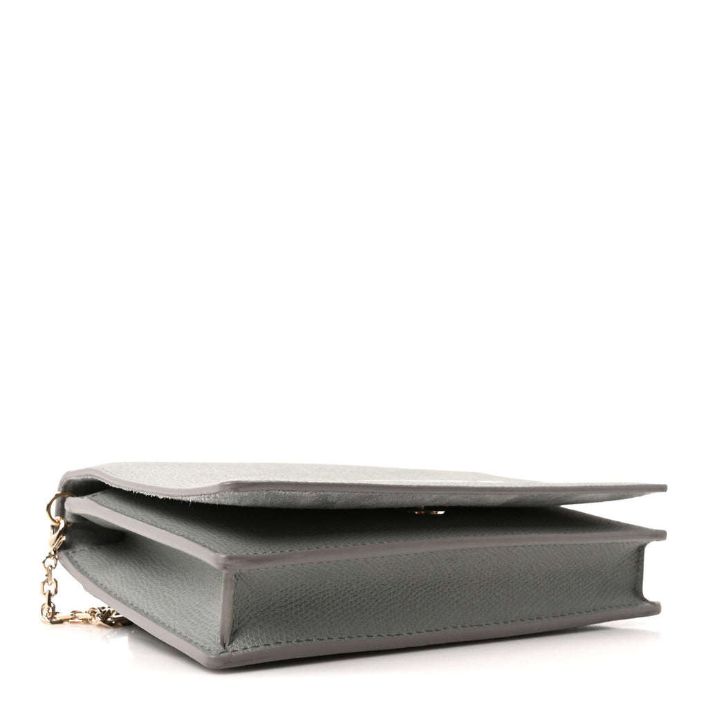 Christian Dior Calfskin 30 Montaigne 2 in 1 Pouch Grey