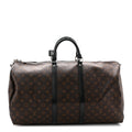 Louis Vuitton Monogram Macassar Keepall Bandouliere 55