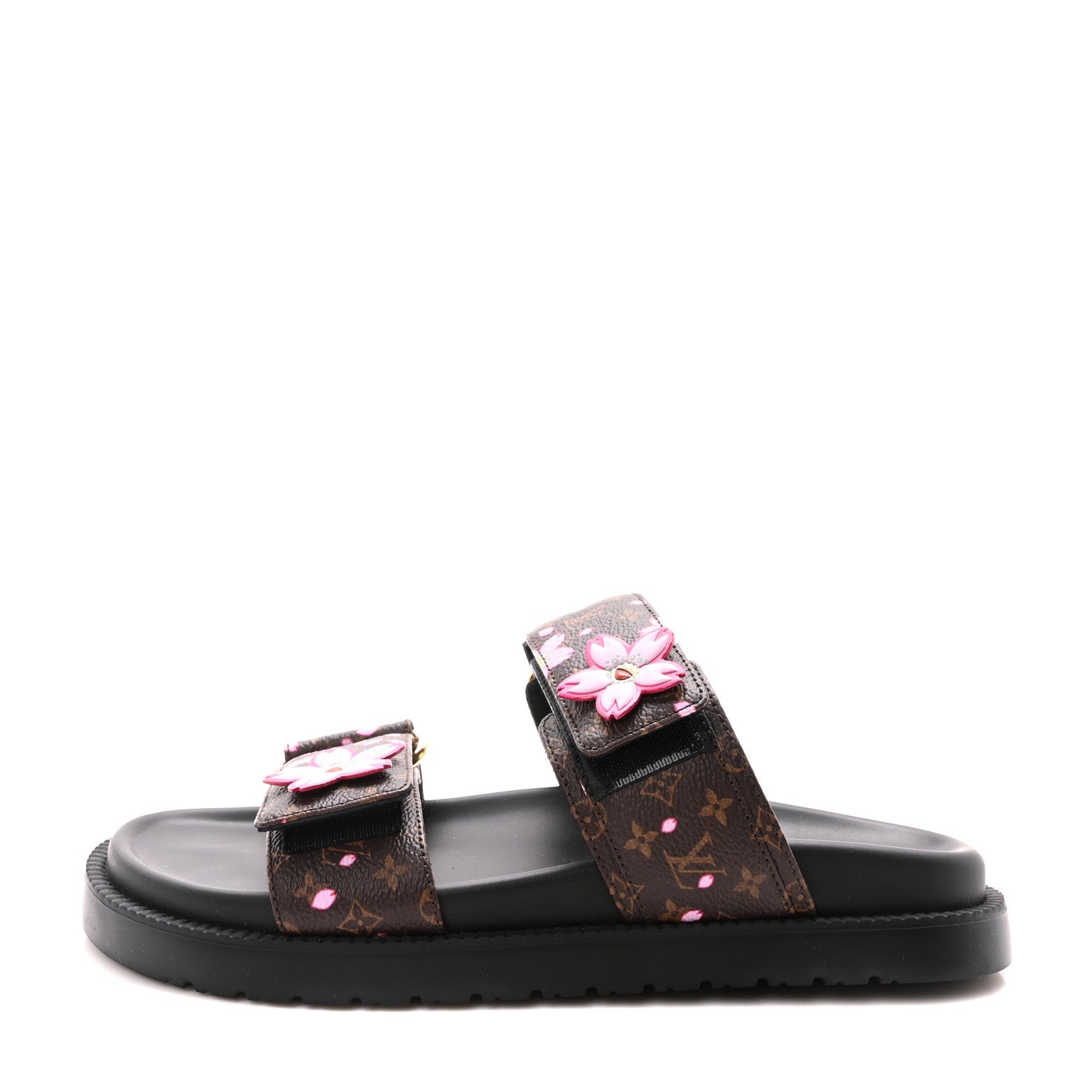 Louis Vuitton LV X TM Monogram LV Sunset Flat Comfort Mule 35 Sakura Brown
