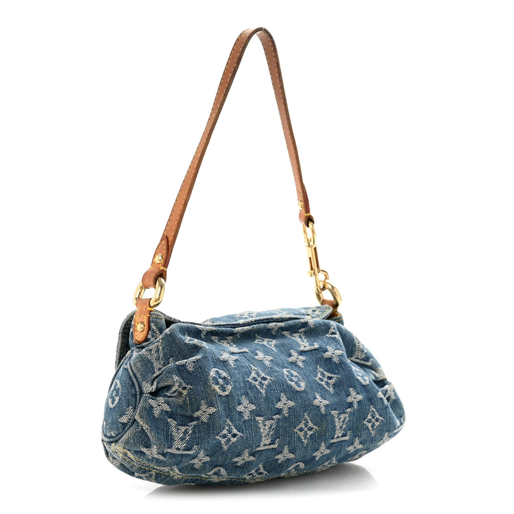 Louis Vuitton Monogram Denim Mini Pleaty Blue