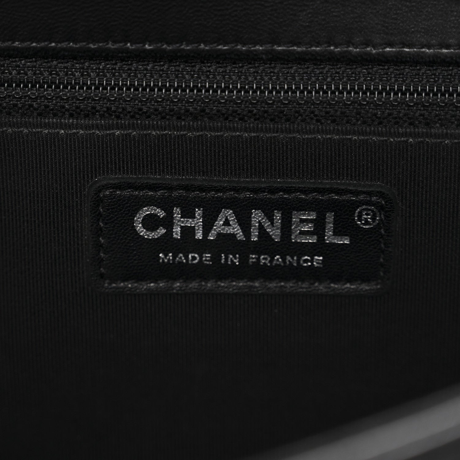 Chanel Calfskin Chevron Quilted New Medium Boy Flap Black