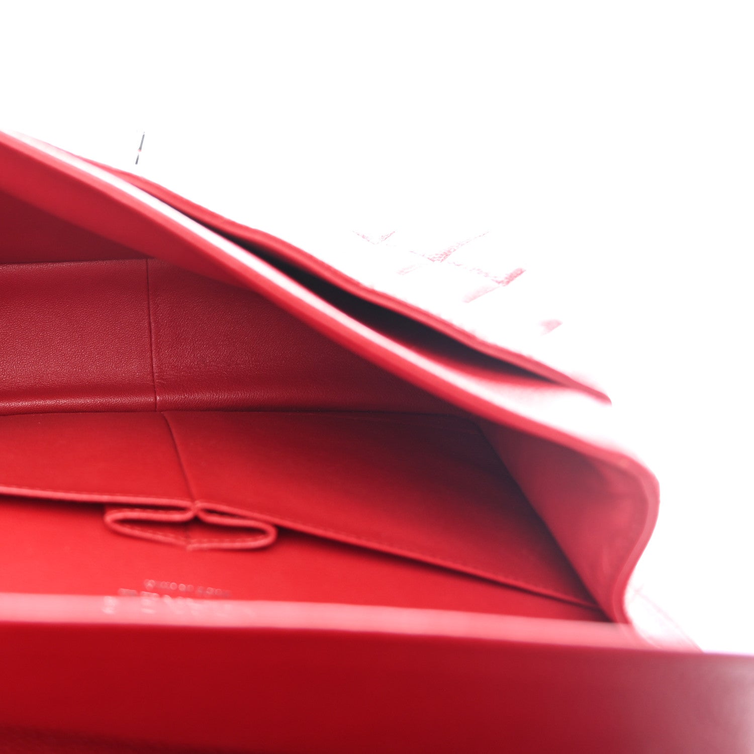 Chanel Caviar Quilted Jumbo Double Flap Red