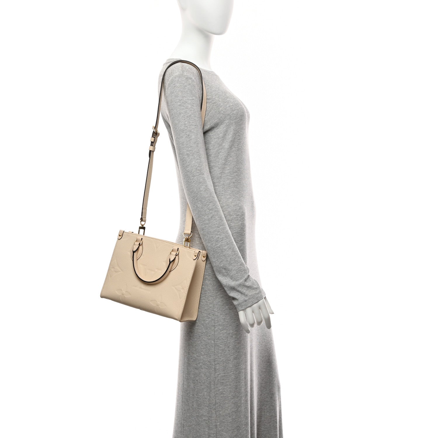 Louis Vuitton Empreinte Monogram Giant Onthego PM Cream Beige