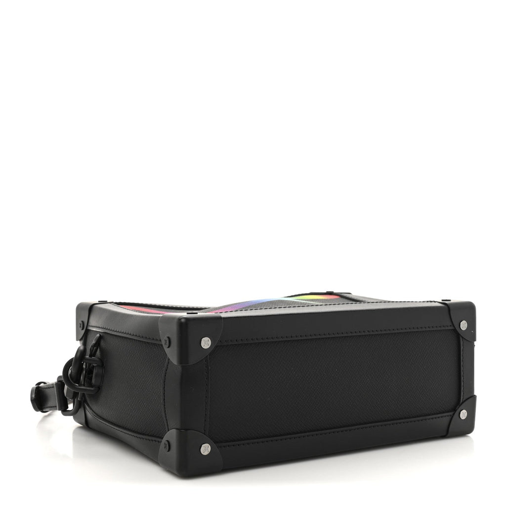 Louis Vuitton Taiga Rainbow Soft Trunk Black