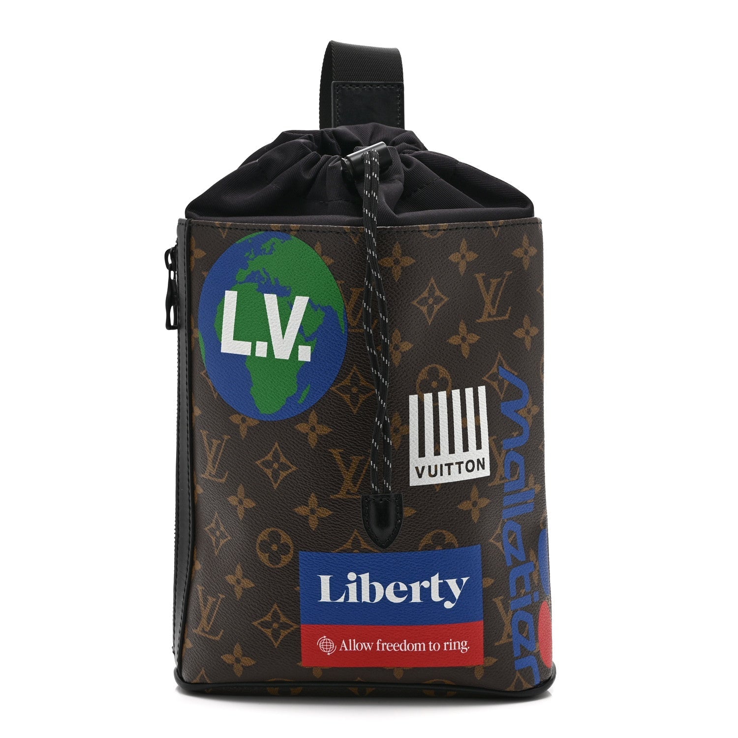 Louis Vuitton Monogram Chalk Sling Bag Marron