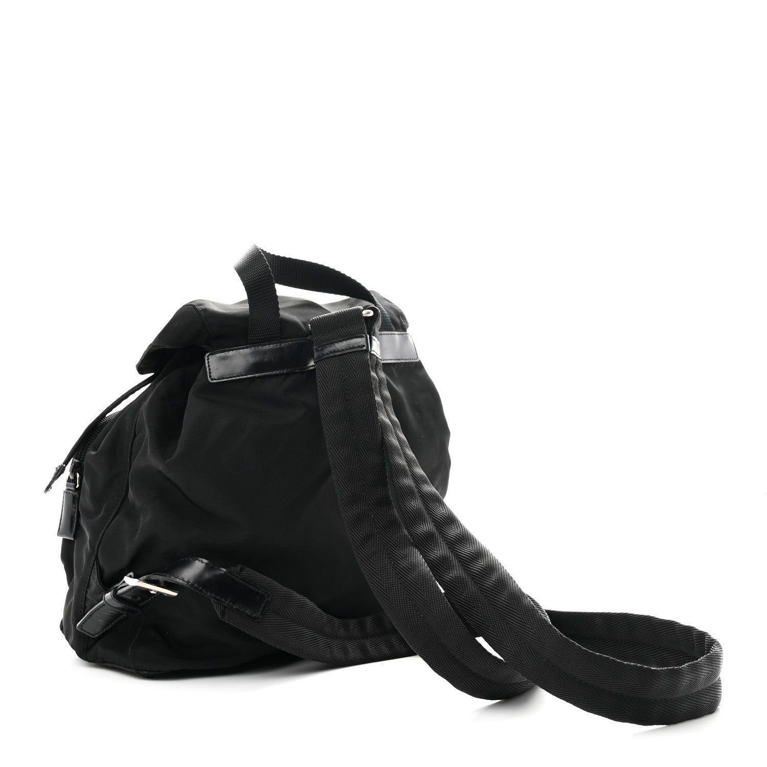 Prada Nylon Vela Medium Backpack Black
