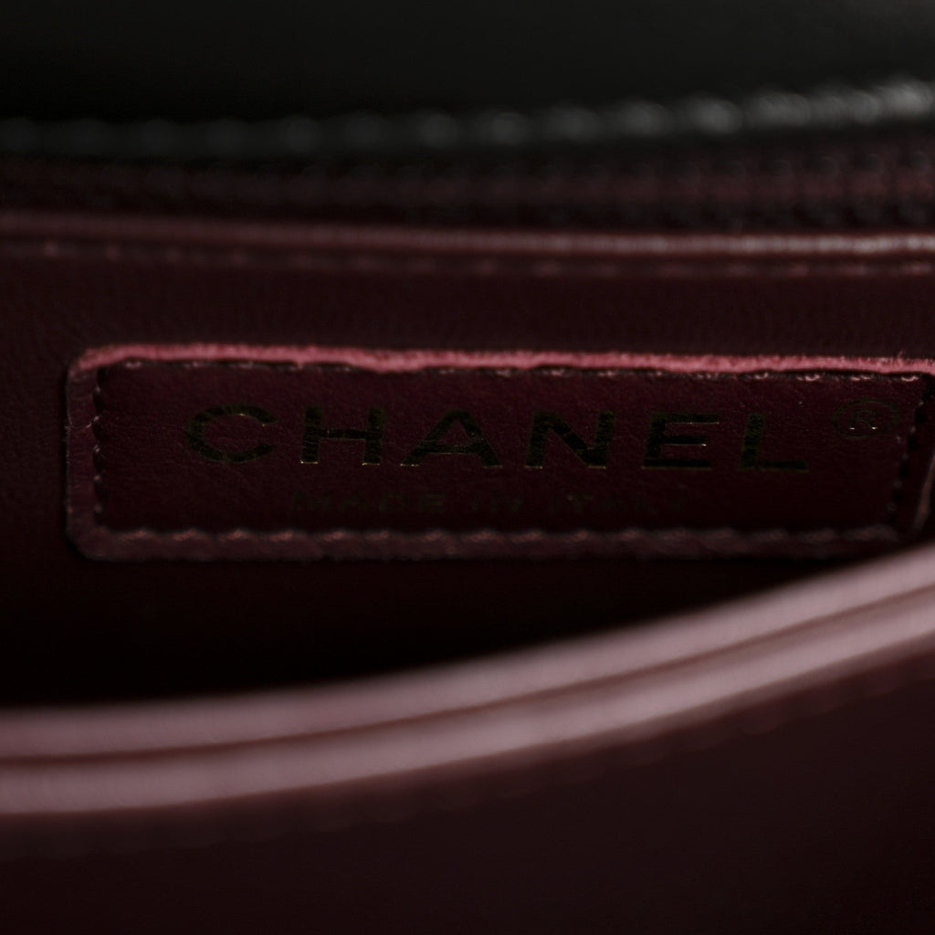 Chanel Caviar Quilted Mini Coco Handle Flap Black
