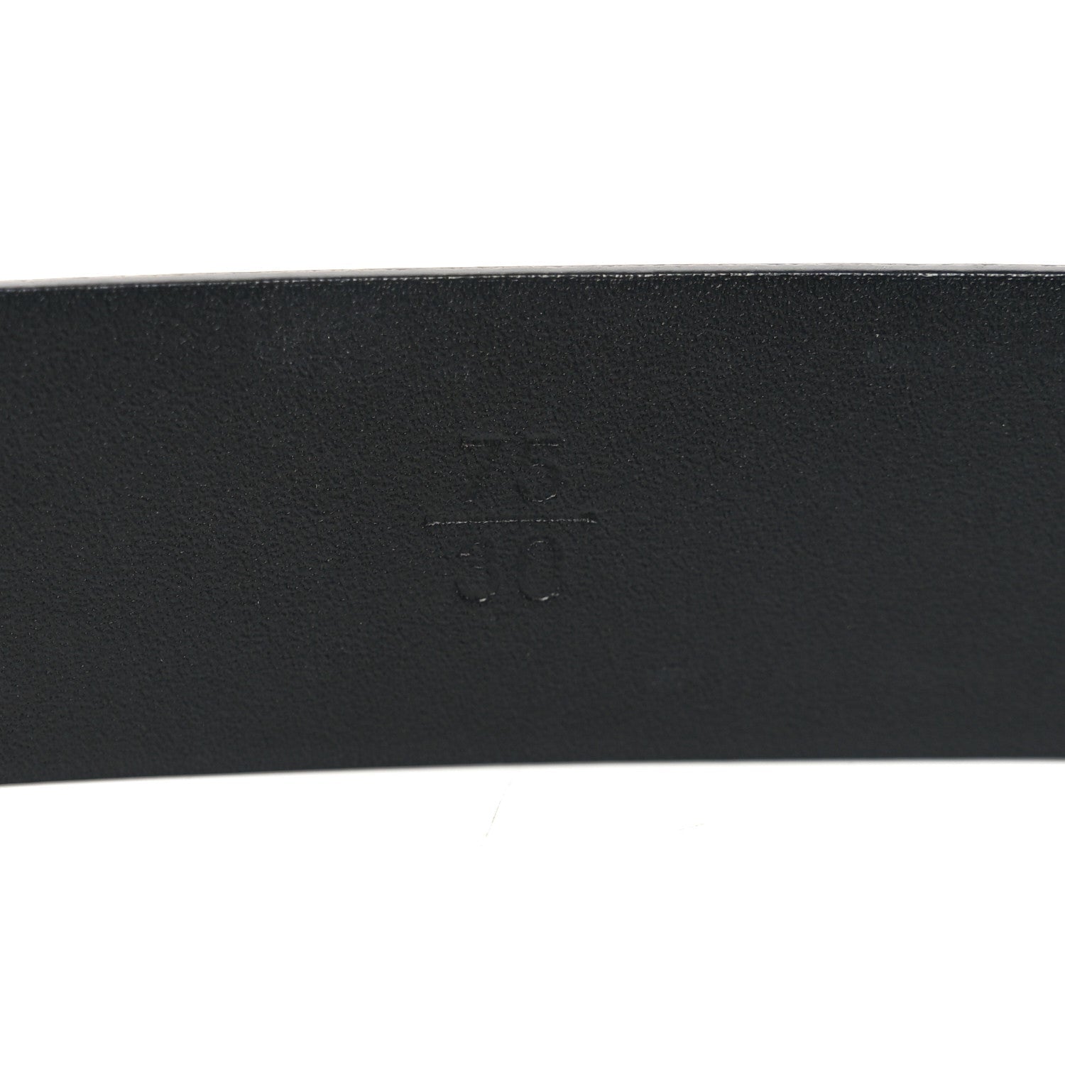 Calfskin Paris Button CC Belt 75 30 Black