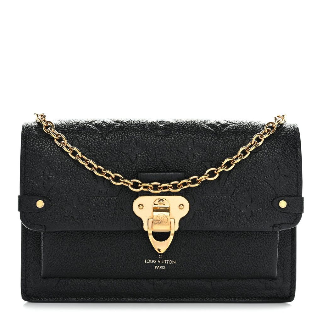Louis Vuitton Empreinte Vavin Chain Wallet Black