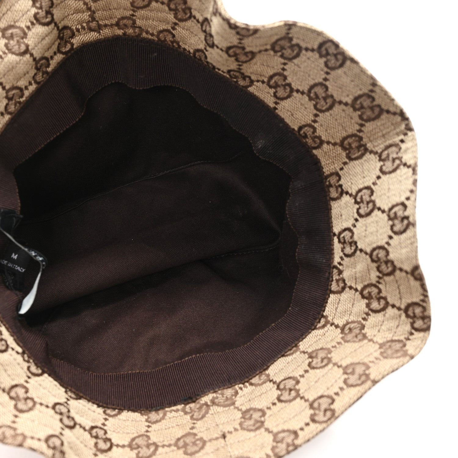 Gucci Monogram Web Bucket Hat M Brown