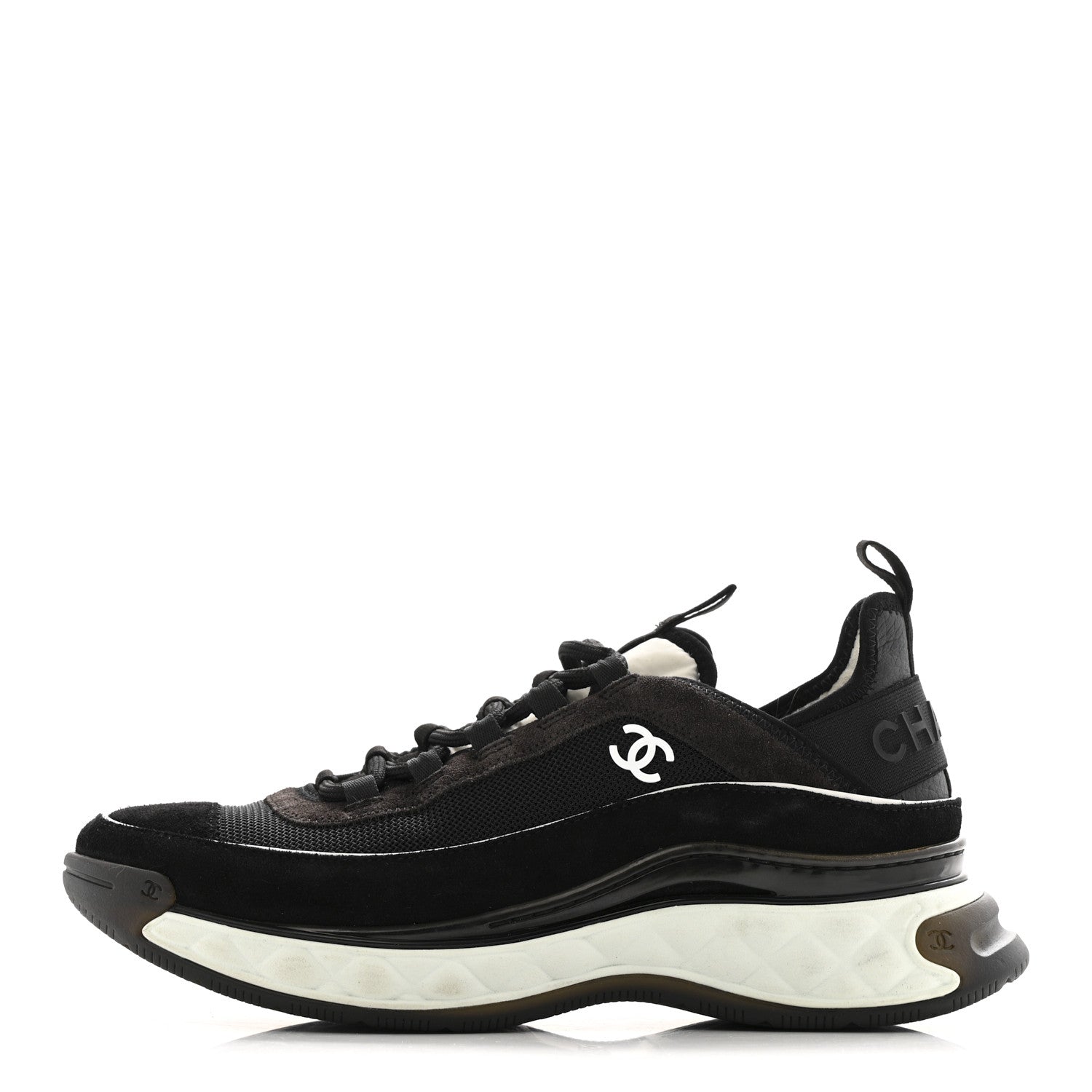 Fabric Suede CC Sneakers 40 Black Dark Grey
