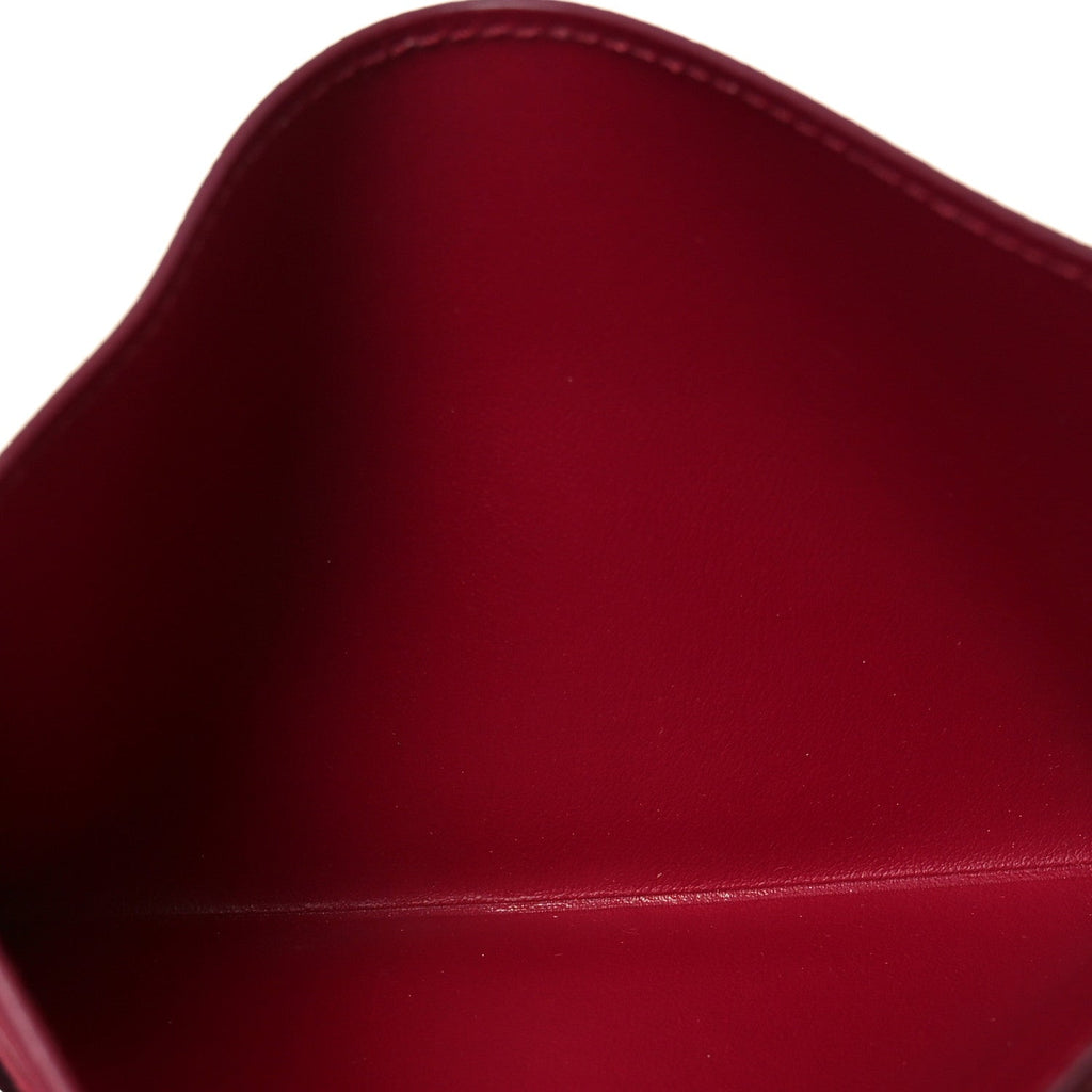 Louis Vuitton Calfskin Felicie Card Holder Insert Fuchsia