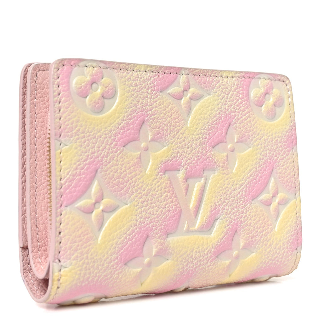 Louis Vuitton Empreinte Monogram Summer Stardust Clea Wallet Pink